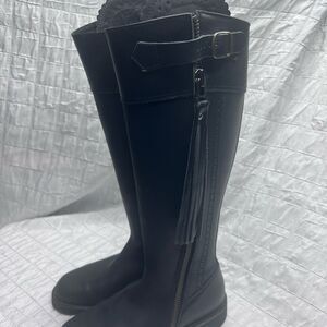 NWOB El Estribo Black Over the Knee Boots Size 38 ( US Size 8-8.5 )